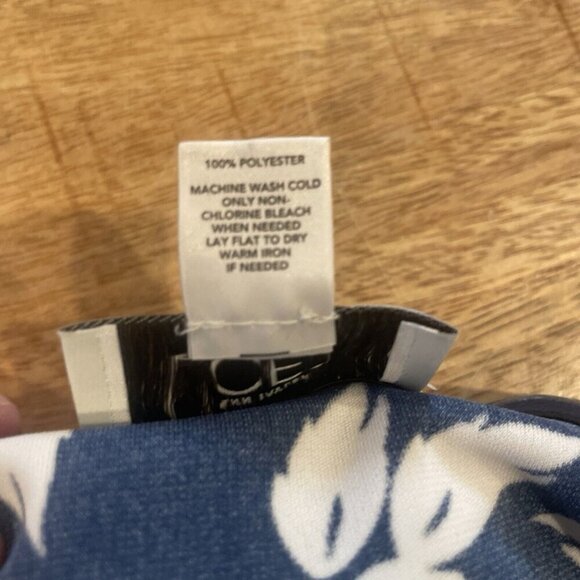 Ann Taylor LOFT Halter Dress Womens M Sleeveless Midi Floral Stretch Hawaiian - Picture 11 of 12